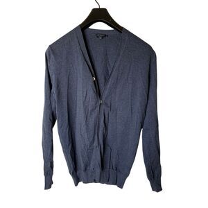 Suit Supply 100% cotton cardigan sweater men's size large